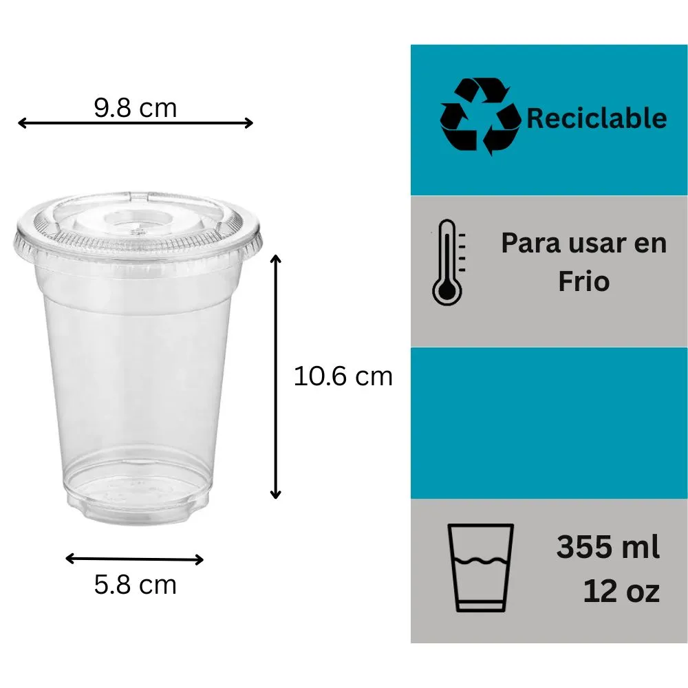 Vasos PET desechables con tapa popote.webp