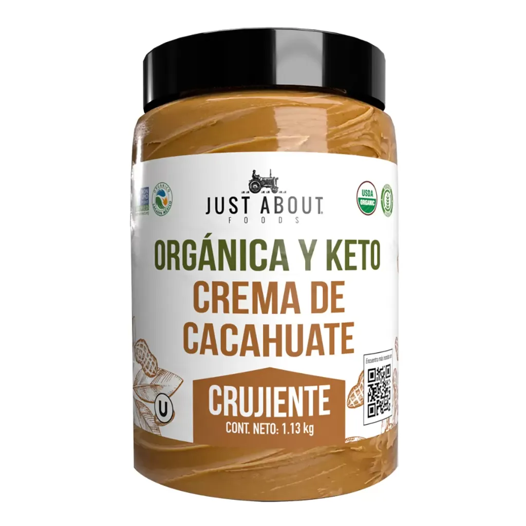 Crema de Cacahuate Just About 1.13 Kg Crujiente