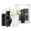 Kit Vaso Papel BC 10 oz 100 c/ Tapa
