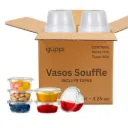 Vaso Souffle 3.25 oz 500 pza c/ Tapa