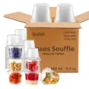Vaso Souffle 5.5 oz 500 pza c/ Tapa