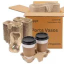 Porta Vasos 2 Espacios 150 pza