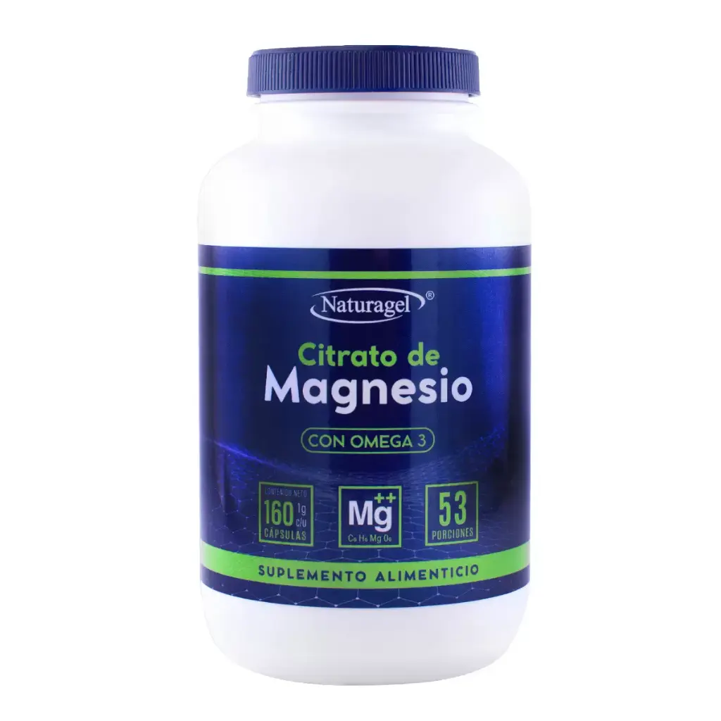 Citrato de Magnesio Naturagel 160 Cap 