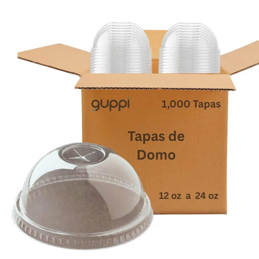 Caja Tapa Domo PET 12-24 oz 1000 pza