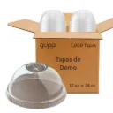 Caja Tapa Domo PET 12-24 oz 1000 pza