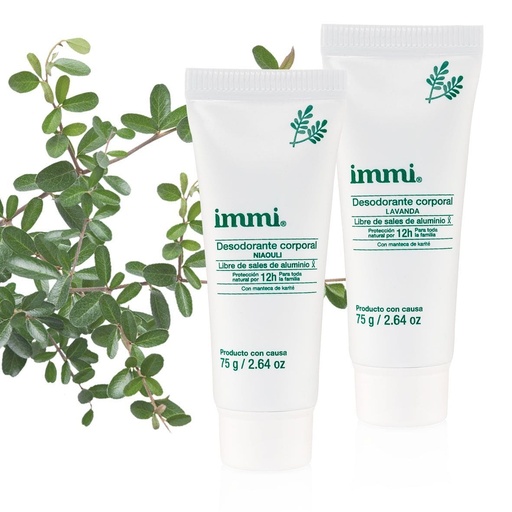 [A0018] Desodorante Immi Tubo 75gr Niaouli